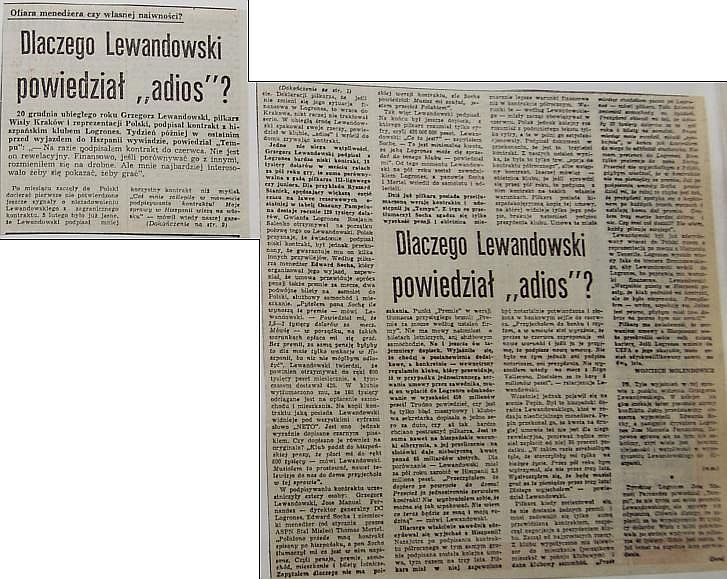 Dlaczego Lewandowski powiedział "Adios" - 1994