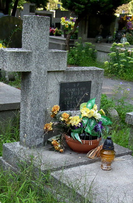 Grób Stanisława Stopy na Cmentarzu Rakowickim