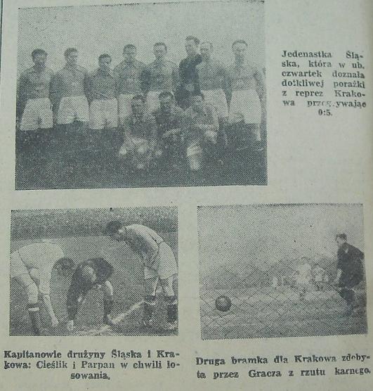 Kraków-Śląsk 5:0, 1949 rok