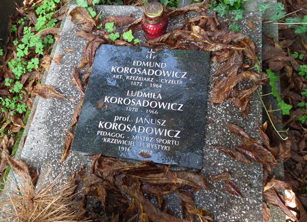 Grób Janusza Korosadowicza na Cmentarzu Rakowickim
