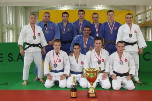 Srebrna drużyna judoków Wisły - MP 2009