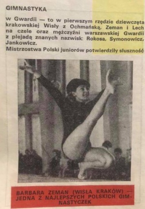 Barbara Zeman - Ćwiczenia na równoważni.