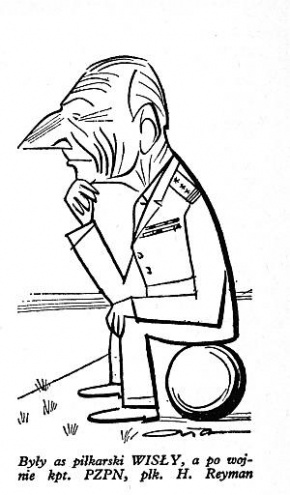 Karykatura kapitana związkowego PZPN