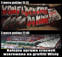 Kolejna kompromitacja kibiców Cracovii(2020.03.03 Cracovia - Wisła Kraków 0:2).