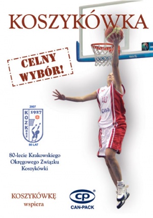 Anna DeForge na plakacie promującym koszykówkę na 80-lecie KOZKosz