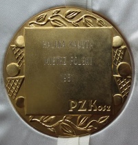 Złoty medal medal MP 1981. Ze zbiorów Haliny Kaluty.