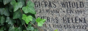 Grób Witolda Gierasa na Cmentarzu Rakowickim