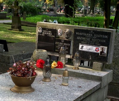 Grób Kazimierza Sołtysika na Cmentarzu Rakowickim