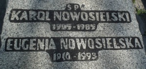 Grób Karola Nowosielskiego na Cmentarzu Rakowickim