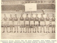 Paweł Stok w reprezentacji Polski na Mistrzostwach Europy 1947