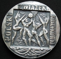 Srebrny  medal MP 1973. Ze zbiorów Haliny Kaluty.