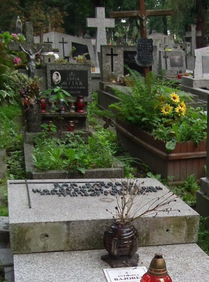 Grób Władysława Bajorka na Cmentarzu Rakowickim