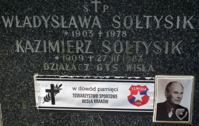 Grób Kazimierza Sołtysika na Cmentarzu Rakowickim