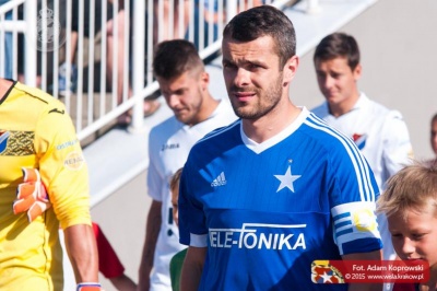 Paweł Brożek zdobywca dwóch bramek.