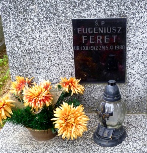 Grób Eugeniusza Fereta na Cmentarzu Batowickim