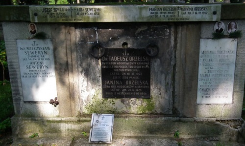 Grobowiec Tadeusza Orzelskiego na Cmentarzu Rakowickim