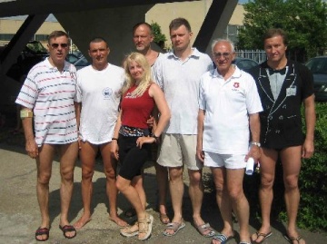 Grupa Masters TS Wisła z 2007 roku. Od lewej: Paweł Lesiakowski, Krzysztof Jawień, Anna Janeczko, Stanisław Trzaska, Grzegorz Mucha, Stanisław Krokoszyński, Aleksander Rallo