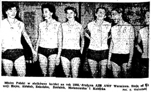 Mistrzowska drużyna z 1955 roku.