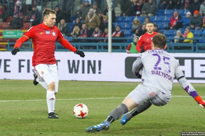 Dziewiąta bramka Rafała Boguskiego w tym sezonie w Ekstraklasie.