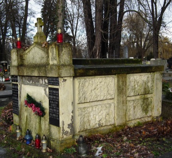 Grób Ignacego Moesera na Cmentarzu Rakowickim