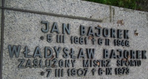 Grób Władysława Bajorka na Cmentarzu Rakowickim