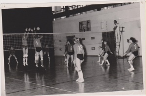 Nowa hala Wisły, rok 1986.
