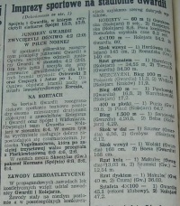 1951.07.22 Zawody lekkoatletyczne Wisły i Olszy