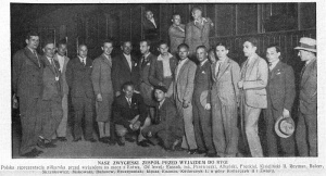 Wyprawa na Łotwę, 1931 rok. Reyman szósty z lewej