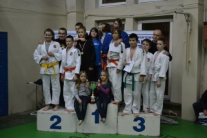 Srebrni medaliści Drużynowego Grand Prix Dzieci w Judo o Puchar Białej Gwiazdy XII.2010