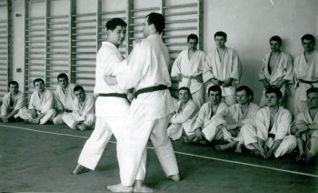 Trening sekcji judo