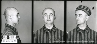 Fotografia obozowa Bronisława Serafina nr 20104Informacja o więźniach Auschwitz.