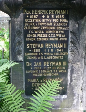 Grób braci Reymanów na Cmentarzu Rakowickim (2009)