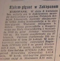 1951.04.08 Slalom gigant w Zakopanem