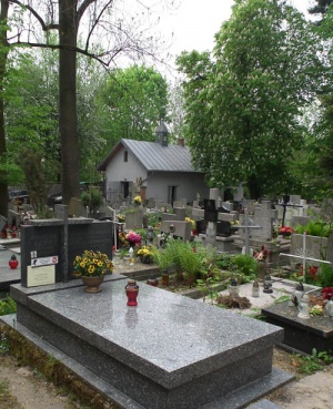 Grób Zygmunta Buhla na Cmentarzu Salwatorskim.