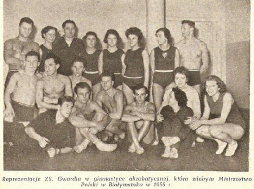 Gimnastyka akrobatyczna 1955