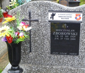 Grób Mieczysława Zborowskiego na Cmentarzu Batowickim