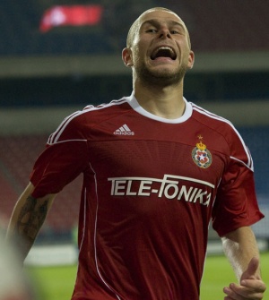 Patryk Małecki otworzył wynik meczu strzelając ważnego gola w 51. minucie (Foto:M.Dudek/wislakrakow.com)