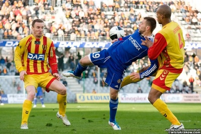 W swoim setnym meczu w Ekstraklasie Patryk Małecki nie wykorzystał rzutu karnego.