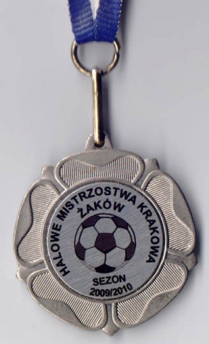 Srebrny medal HMK 2009/10.Ze zbiorów prywatnych Patryka Pischingera.