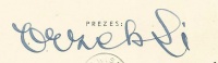 Autograf Orzelskiego 1946