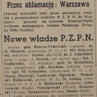 Nowe władze PZPN. 1946