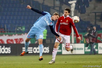 Cwetan Genkow zdobył jedną z ważniejszych bramek w karierze.[Foto: Krzysztof Porębski/fotoporebski.pl]