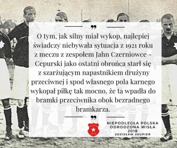 Cytat z książki Niepodległa Polska - odrodzona Wisła (2018).