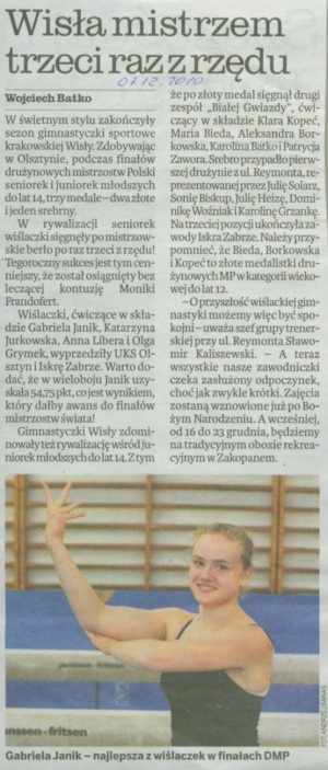 Gazeta Krakowska 2010-12-07