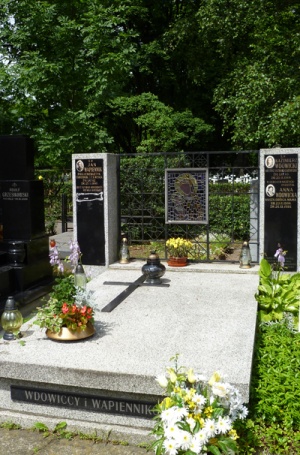 Grób Jana Wapiennika na Cmentarzu Rakowickim/Prandoty (2011)