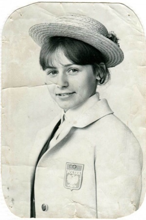 Barbara Zięba w Meksyku, 1968.