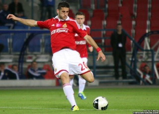 Z GKS-em Bełchatów strzelił dwa gole (19.09.2011)