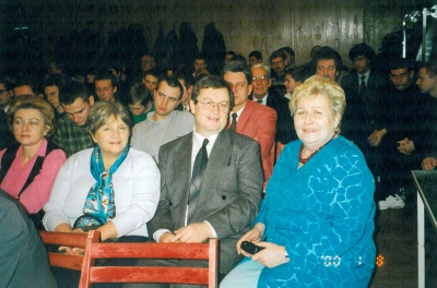 Od prawej: Bogumiła Stawowska-Cichowicz, Maciej Jasiecki, Helena PasławskaZe zbiorów Bogumiły Stawowskiej-Cichowicz.