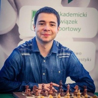 ‎Maciej Klekowski, Akademicki Mistrz Polski 2016. Źródło: szachy.tswisla.pl.