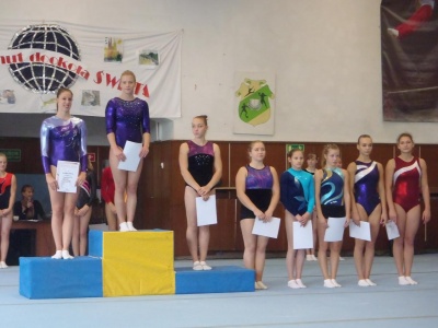 II Edycja Pucharu V-ce Prezesa PZG, Zabrze 2011-10-15 ( Karolina Czyż - trzecie miejsce, Sonia Biskup - szóste miejsce).